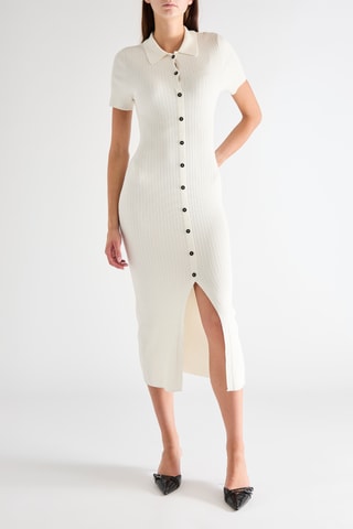 Blouse-jurk - Ecru