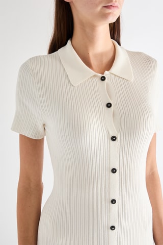 Blouse-jurk - Ecru