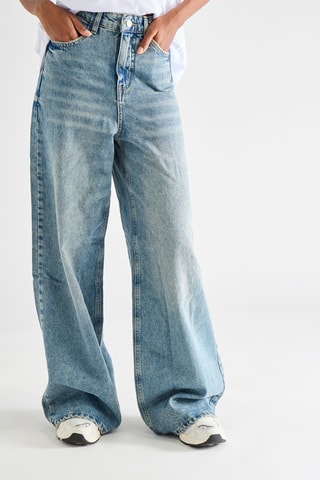 Jeans wide legs - Lichtblauw