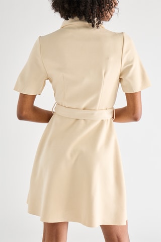 Blouse-jurk - Beige