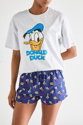 Pyjama Donald Disney - Marineblauw en Lichtgrijs