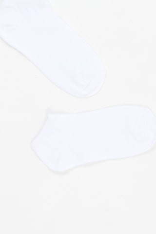 5 Paar Enkelsokken - Wit
