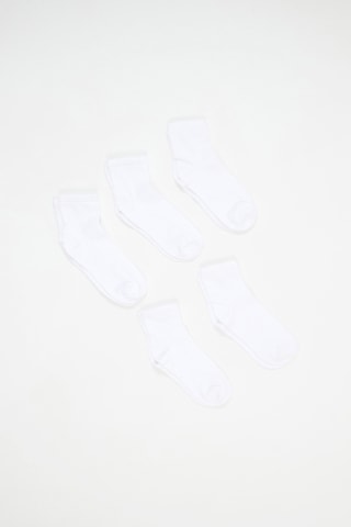 5 Paar Sokken - Wit