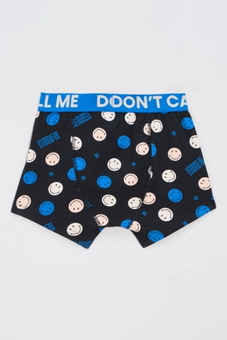 Boxer Smiley - Zwart