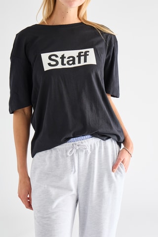 T-shirt - Zwart