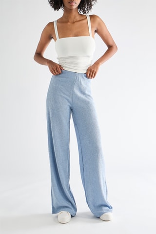 Broek Hoge Taille - Lichtblauw