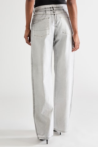 Jeans wide legs - Wit