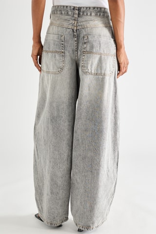 Jeans wide legs - Grijs