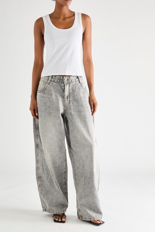 Jeans wide legs - Grijs