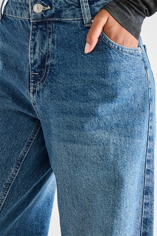 Jeans wide legs - Blauw