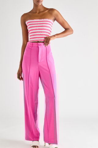 Broek Hoge Taille - Roze