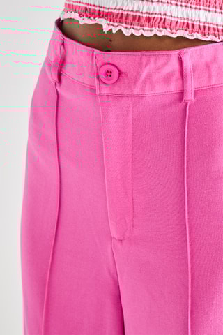 Broek Hoge Taille - Roze