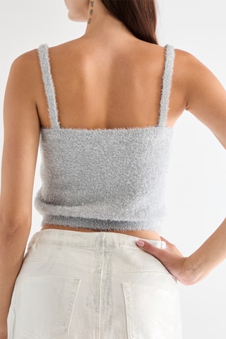 Crop Top - Zilverkleurig