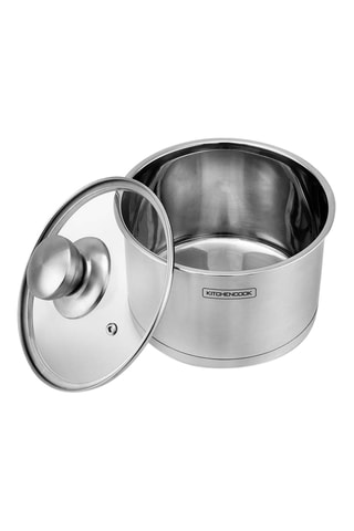 Batterie de cuisine en acier inoxydable - 10 pièces