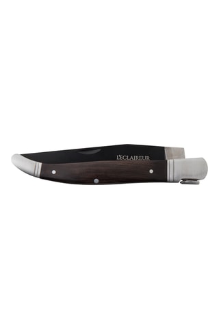 Couteau pliable en bois de grenadille et acier inoxydable - 9,8 cm