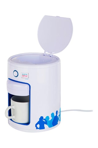 Machine à expresso - 0,3 l - 1000 W - Blanc et bleu