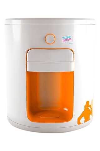 Machine à expresso - 0,3 l - 1000 W - Blanc et orange