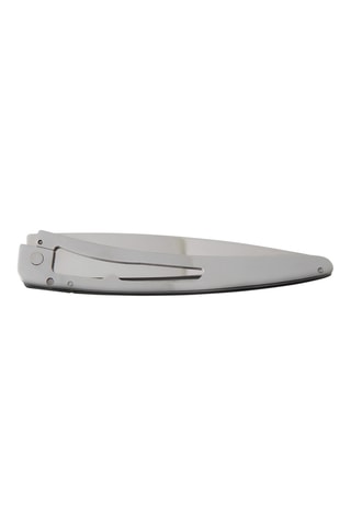 Couteau pliable en bois de genévrier et acier inoxydable - 10 cm