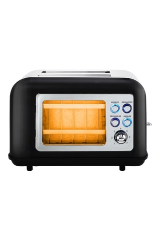 Grille-pain - 800 W - 2 fentes - Noir