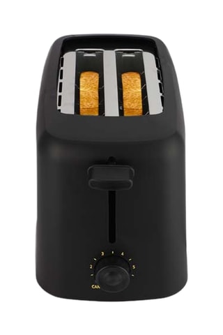 Grille-pain - 650 W - 2 fentes - Noir