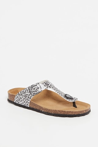 Sandalen Rosso Zilverkleurig en Zwart