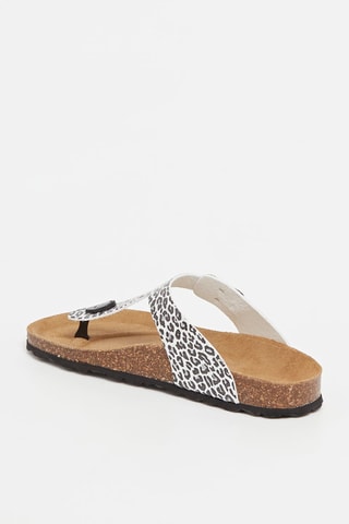 Sandalen Rosso Zilverkleurig en Zwart