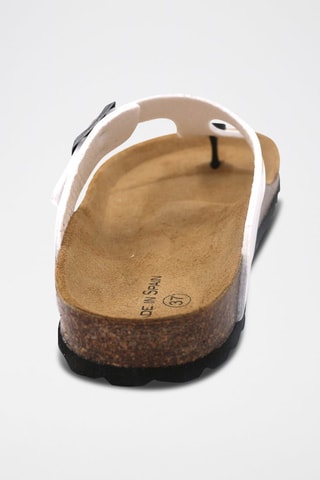 Teenslipper Rosso 
Wit