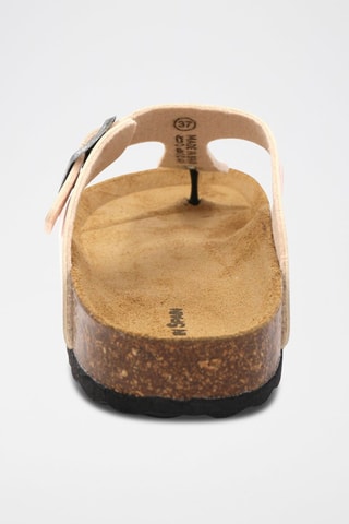 Teenslipper Rosso 
Goudkleurig Roze