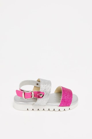 Sandalen Fuchsia en Zilverkleurig