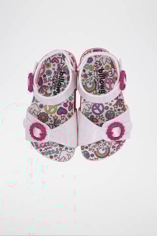 Sandalen Bio Gel Gemêleerd Wit
