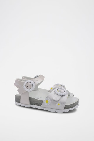 Sandalen Bio Gel Zilverkleurig