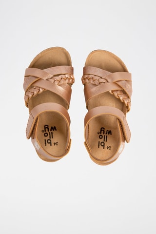 Sandalen Zalmkleurig