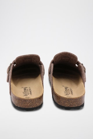 Nubuck Clogs Rosso 
Licht Bruin