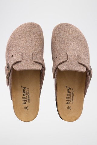 Nubuck Clogs Rosso 
Licht Bruin