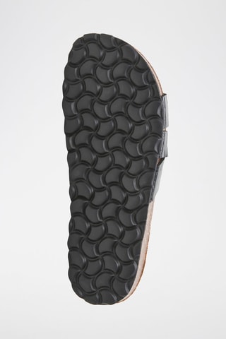 Gelakte Slippers - Zwart