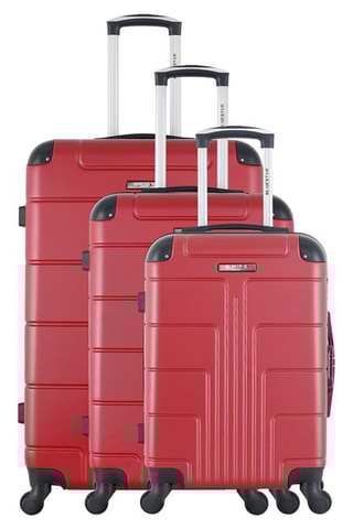 Set van 3 Trolleys Ottawa (S/M/L) - 55/65/75 cm - Bordeauxrood