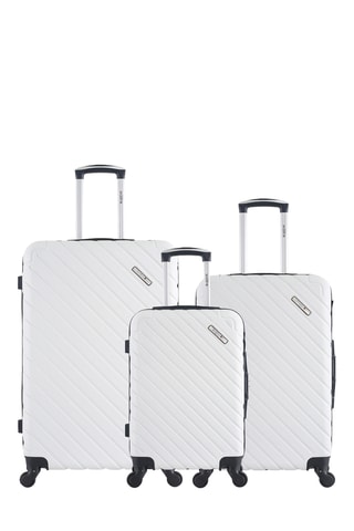 Set van 3 Trolleys (S/M/L) Cite - 55 / 65 / 75 cm - Wit