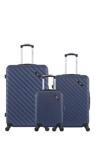 Set van 3 Trolleys (XXS/M/L) Cite - 46 / 65 / 75 cm - Marineblauw