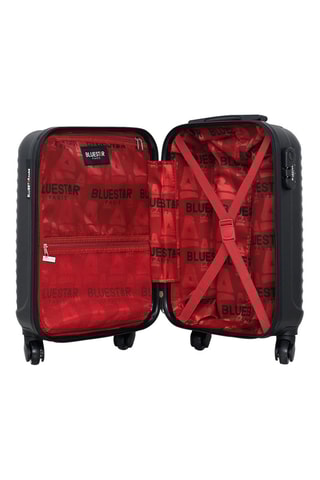 Set Handbagage (S) en Beautycase Brazilia-H - 50/30 cm  - Donkergrijs