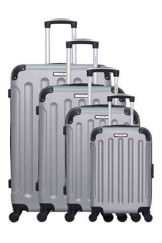 Set van 4 Trolleys (XS/S/M/L) Madrid-M - 42/55/65/75 cm - Zwart