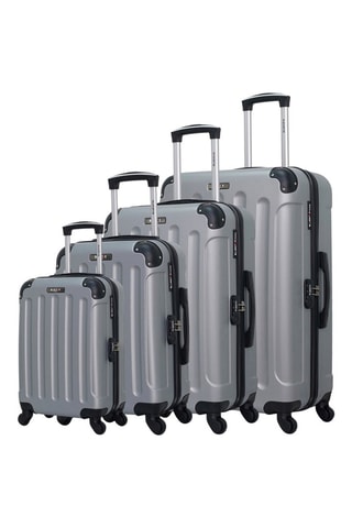 Set van 4 Trolleys (XS/S/M/L) Madrid-M - 42/55/65/75 cm - Zwart
