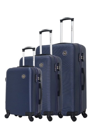 Set van 3 Trolleys (S/M/L) London - 55/65/75 cm - Marineblauw