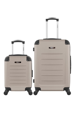 Trolley XXS en Weekendtrolley (XXS/M) Opéra - 46/65 cm - Lichtbeige
