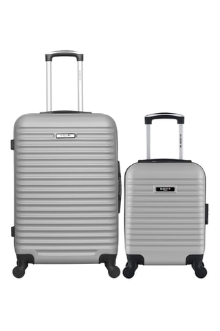  Handbagagetrolley low cost en Weekendtrolley  (XS/M) Brazilia - 46/65 cm  - Grijs