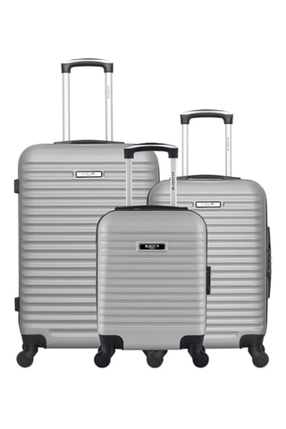  Set van 3 Trolleys (XS/S/M) Brazilia - 46/55/65 cm  - Grijs