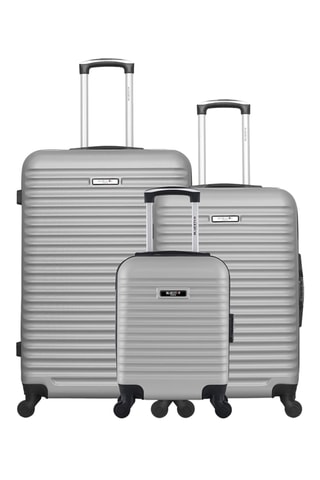  Set van 3 Trolleys (XS/M/L) Brazilia - 46/65/75 cm  - Grijs