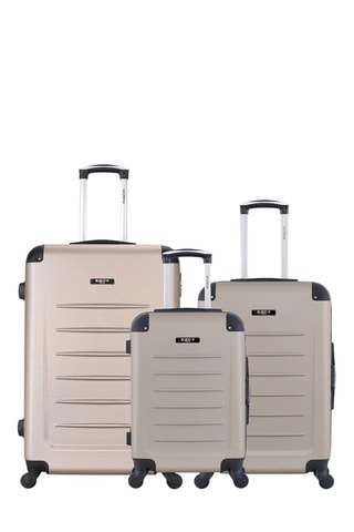Set van 3 Trolleys Opéra (S/M/L) - 55/65/75 cm - Lichtbeige