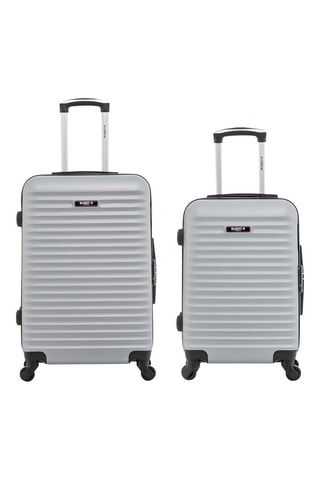  Handbagagetrolley en Weekendtrolley Brazilia (S/M) - 55/65 cm  - Grijs