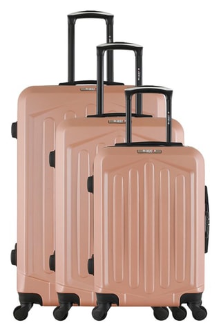 Set van 3 Trolleys (S/M/L) Hagen - 55/65/75 cm - Roségoudkleurig