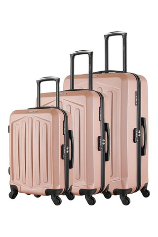 Set van 3 Trolleys (S/M/L) Hagen - 55/65/75 cm - Roségoudkleurig